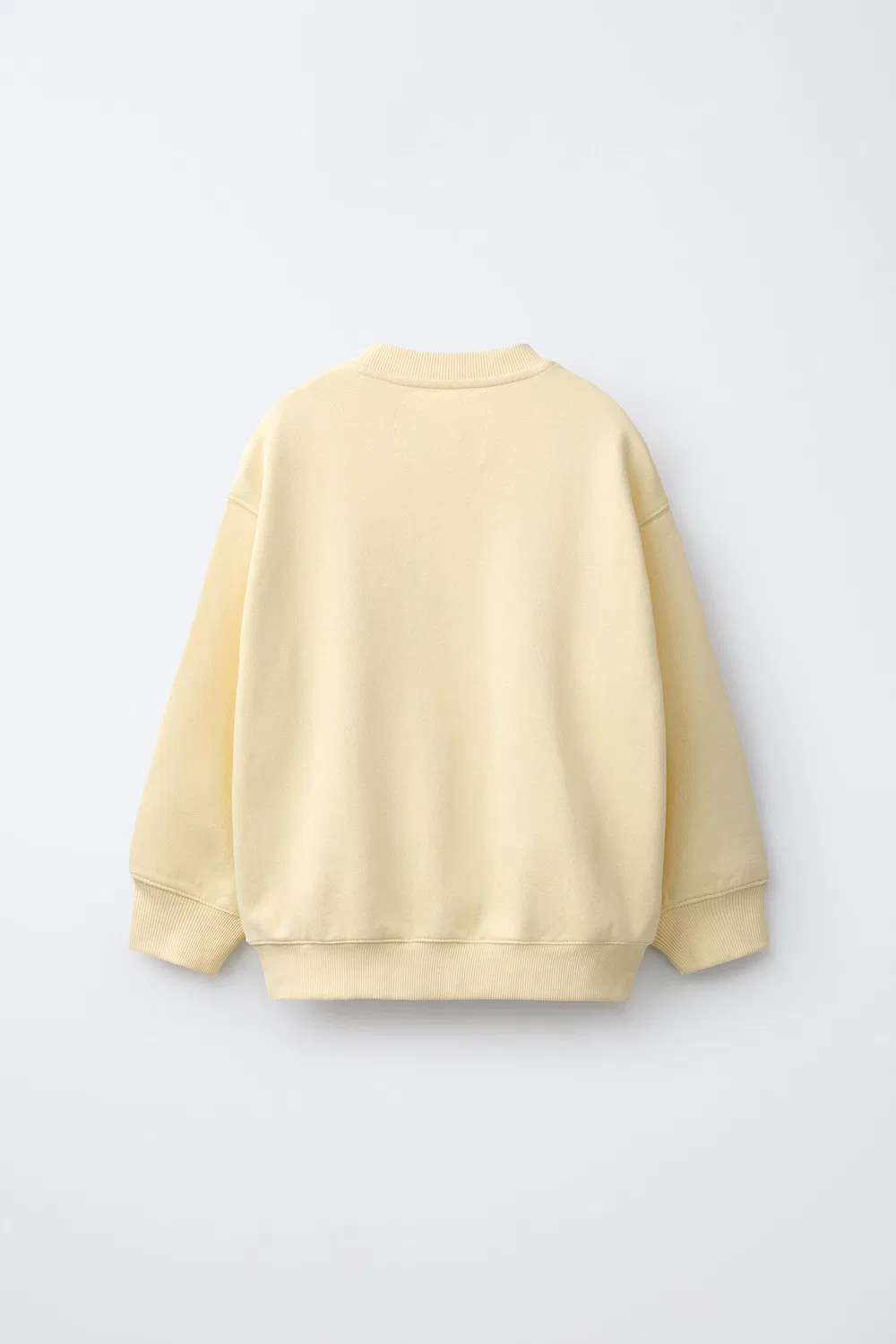 Толстовка с рельефным текстом ZARA, Yellow — фото 2