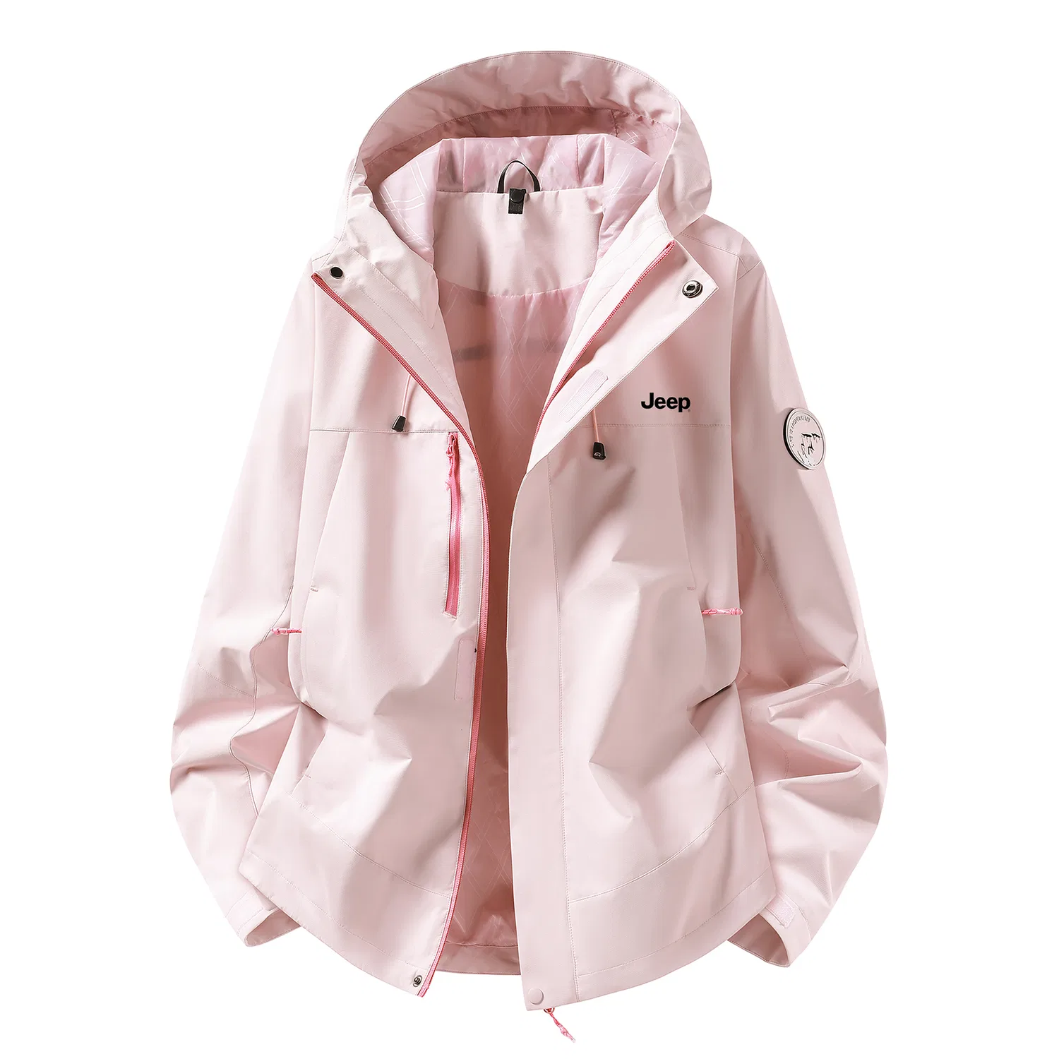 Детский худи с капюшоном, немодельный, Jeep, Cherry Blossom Pink