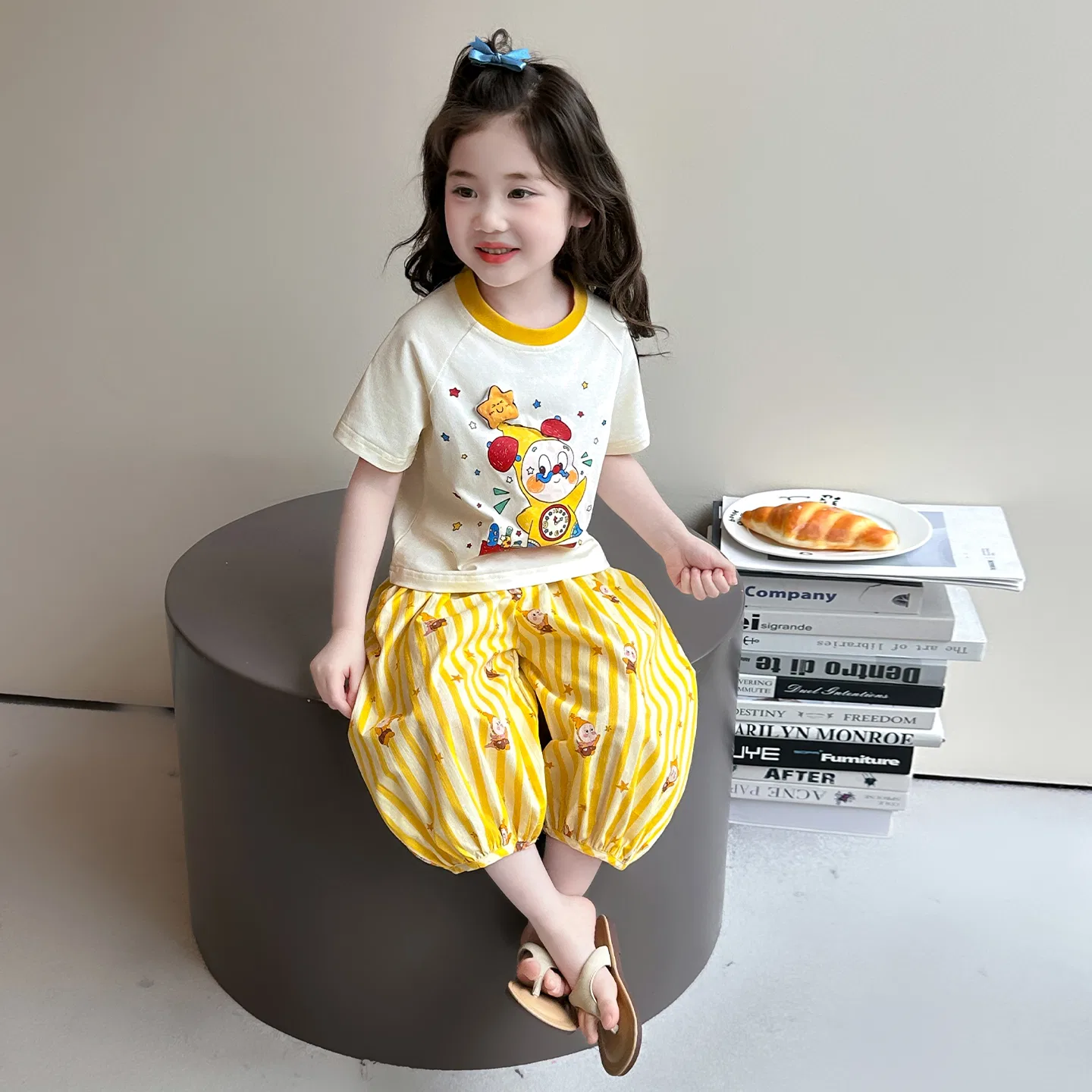 Детский спортивный комплект с футболкой и шортами Lanza, Yellow — фото 4
