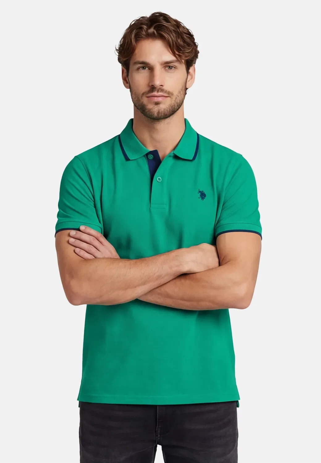 Рубашка поло Uskayle U.S. Polo Assn., Grün Navy