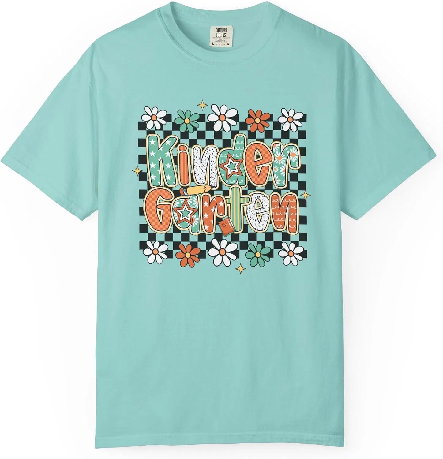 Футболка с круглым вырезом Comfort Colors 1717, Chalky Mint