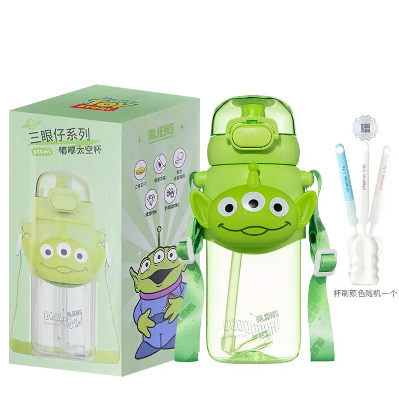 Детский стакан с принтом Alien Water Cup+Life Cup Cleaning Brush, Disney, 600 мл, Alien Water Cup+Life Cup Cleaning Brush