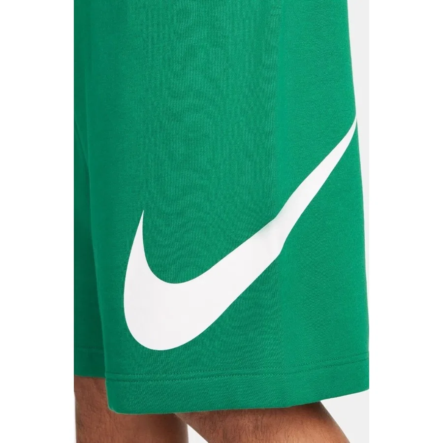 Шорты спортивные с принтом Nike Sportswear Club, Зеленый — фото 4