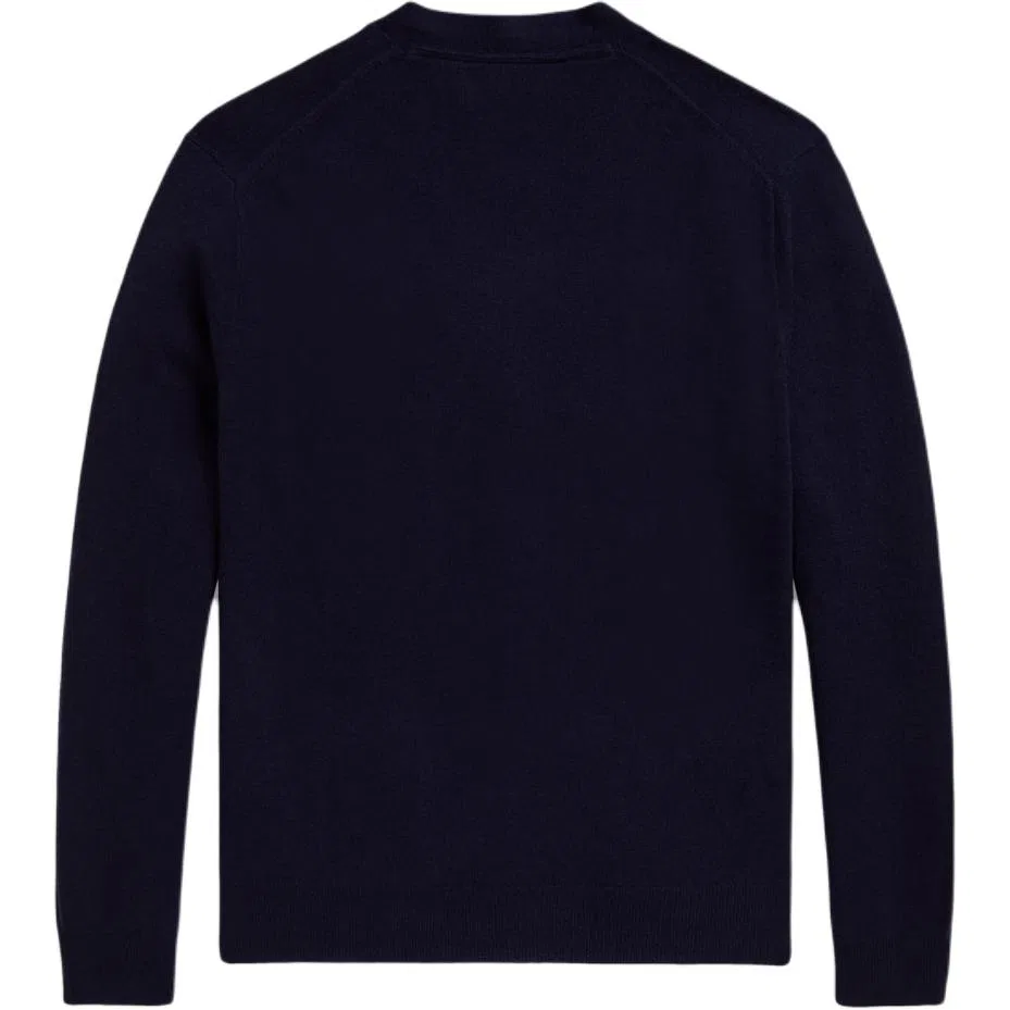 Мужской свитер с длинным рукавом FW26 Polo Ralph Lauren, Dark Blue — фото 3