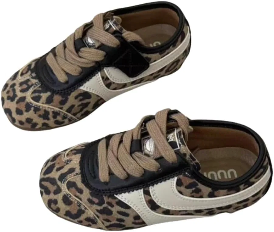 Детские кроссовки с леопардовым принтом для девочек и мальчиков XinYiQu, Leopard
