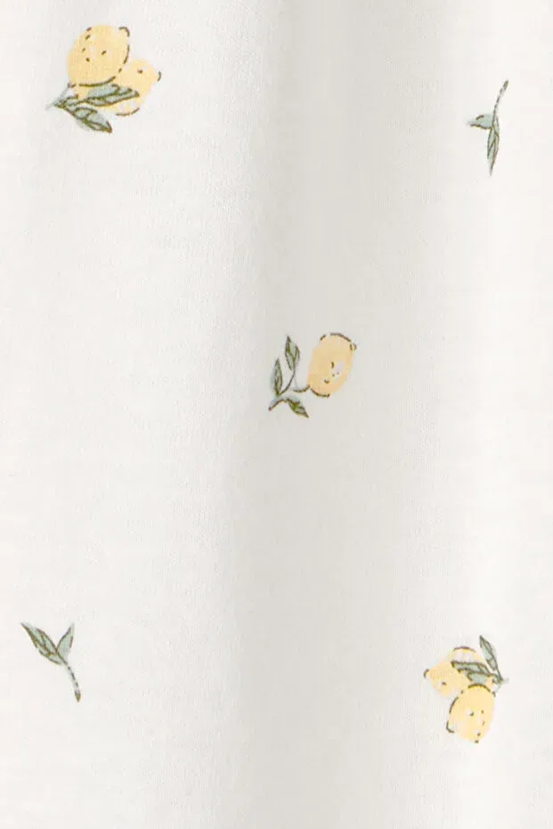 Детский комбинезон для девочек с коротким рукавом Carter'S, Beige — фото 2