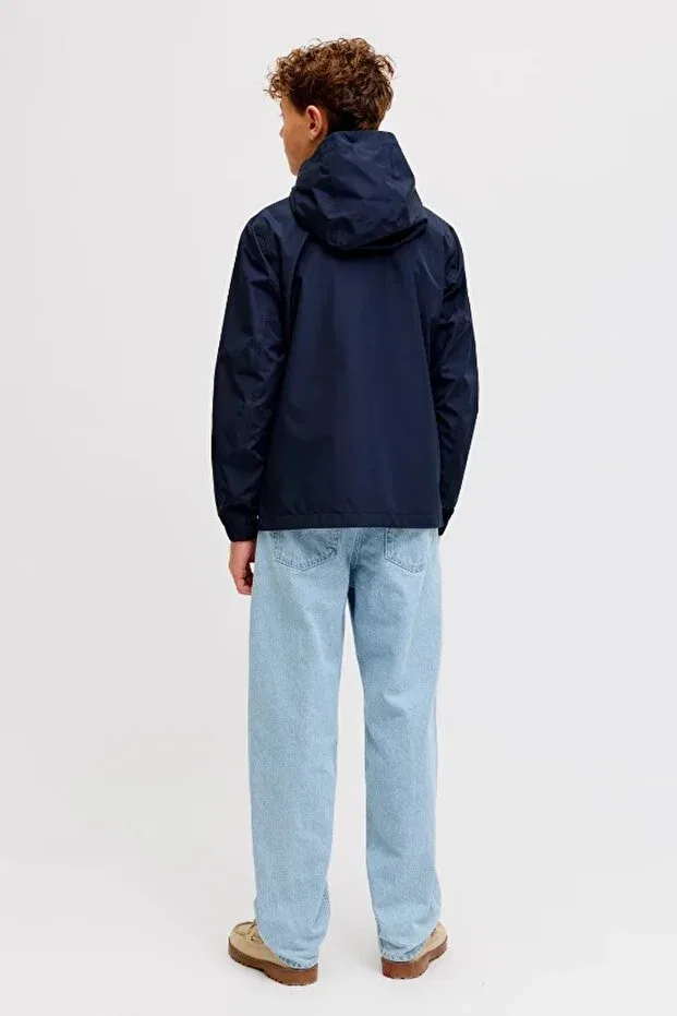 Детское для девочек свитшот с принтом Sportswear Jack & Jones, Navy Blue — фото 2