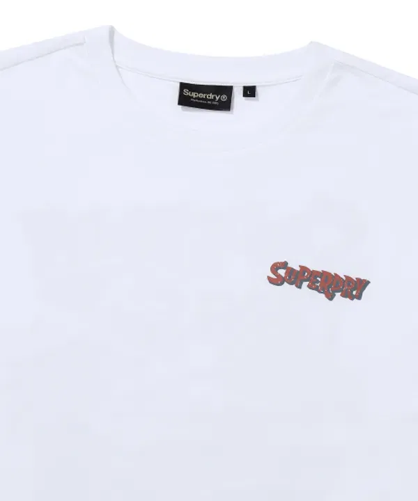 Футболка с принтом Skating, Superdry, белый — фото 3
