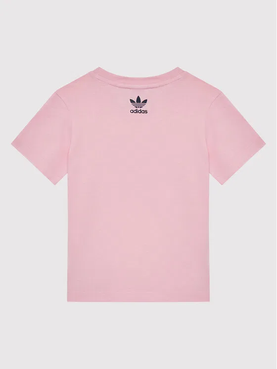 Комплект футболки и шорт regular fit Adidas, розовый — фото 3