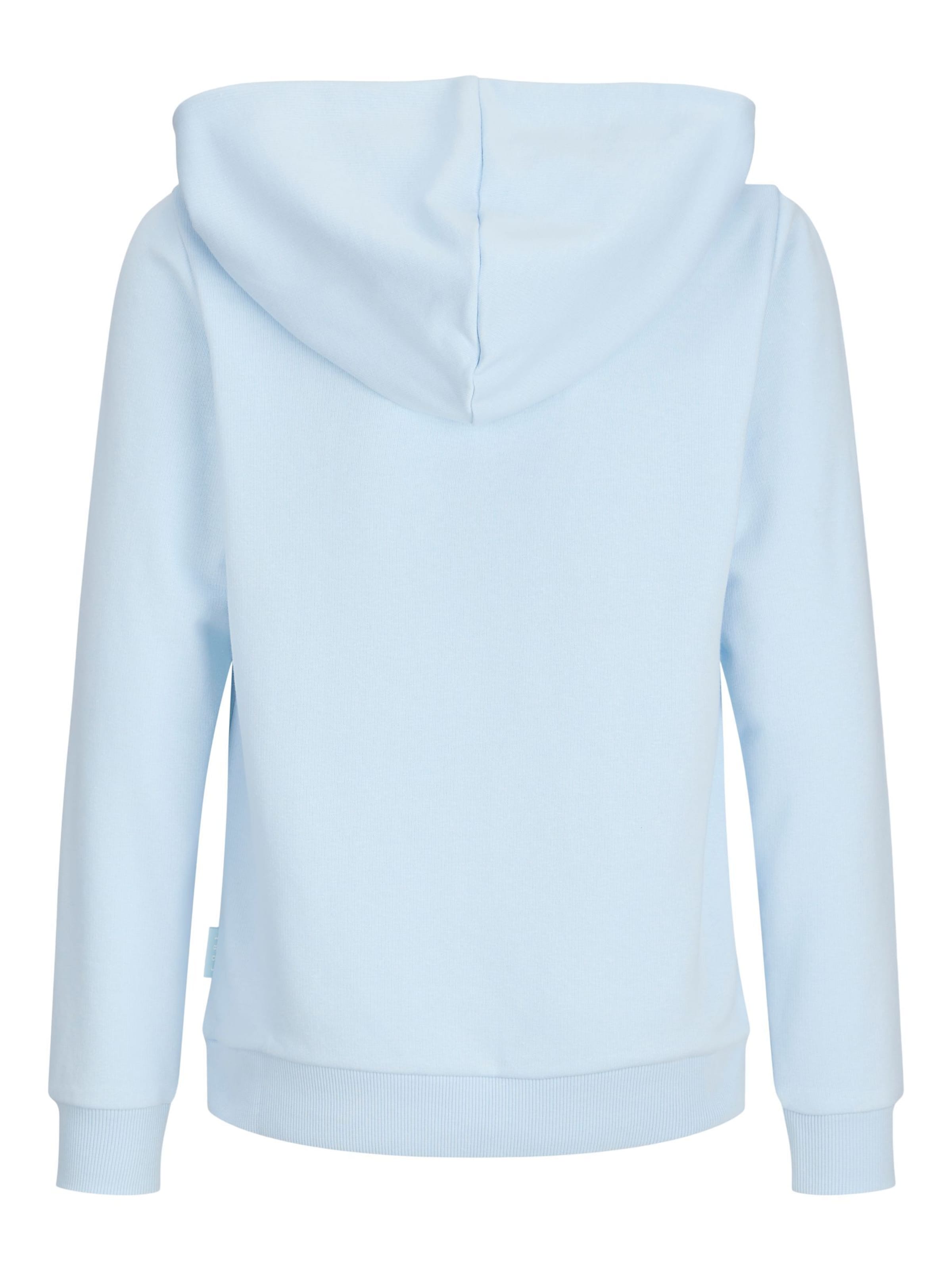 Jack & Jones Junior Толстовка 'JCOFusion' в цветах дымчато-голубой, сапфировый, светло-голубой — фото 2