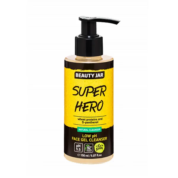 

Очищающий гель для лица с низким pH Super Hero Face Cleansing Gel Beauty Jar, 150 ml