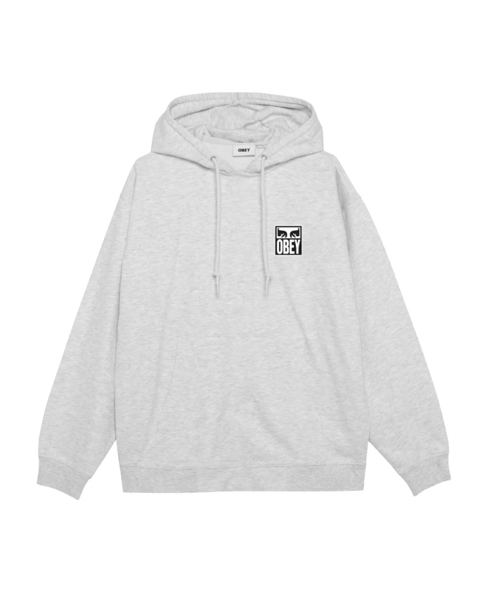 

Худи с изображением глаз Obey, серый