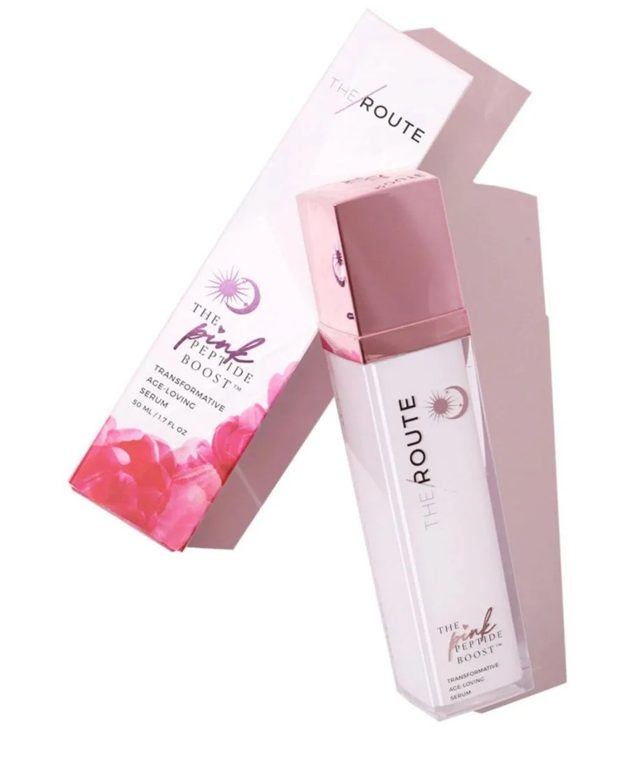 Сыворотка The Route Beauty — С розовыми пептидами и факторами роста, / ,7 жидких унций, 50 мл