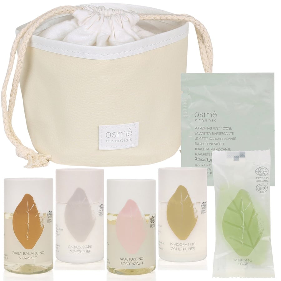 Osmè "Essentials", Набор косметики по уходу в сумке, 5 шт. + полотенце sarcia.eu — фото 2