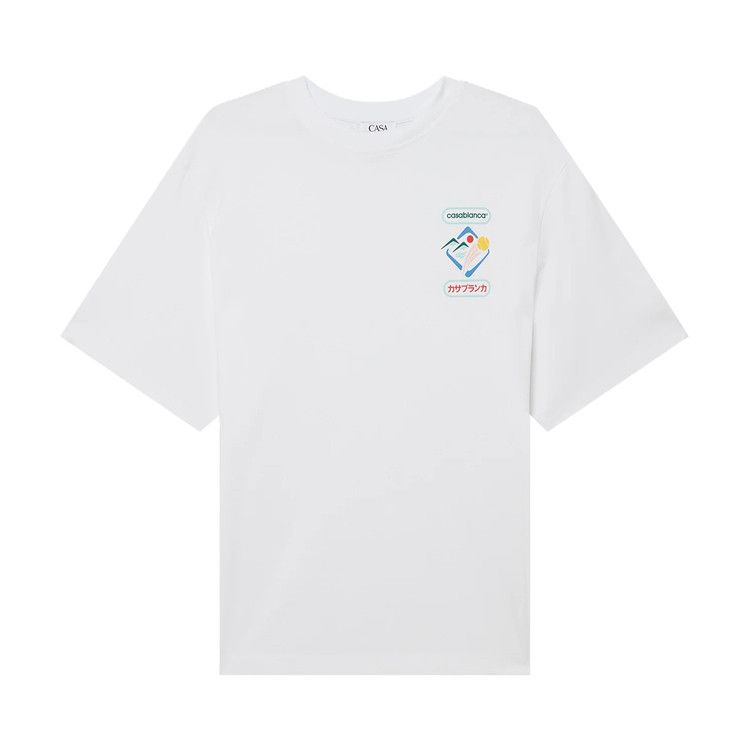 

Футболка Casablanca Montagne Sportif Oversized T-Shirt, White
