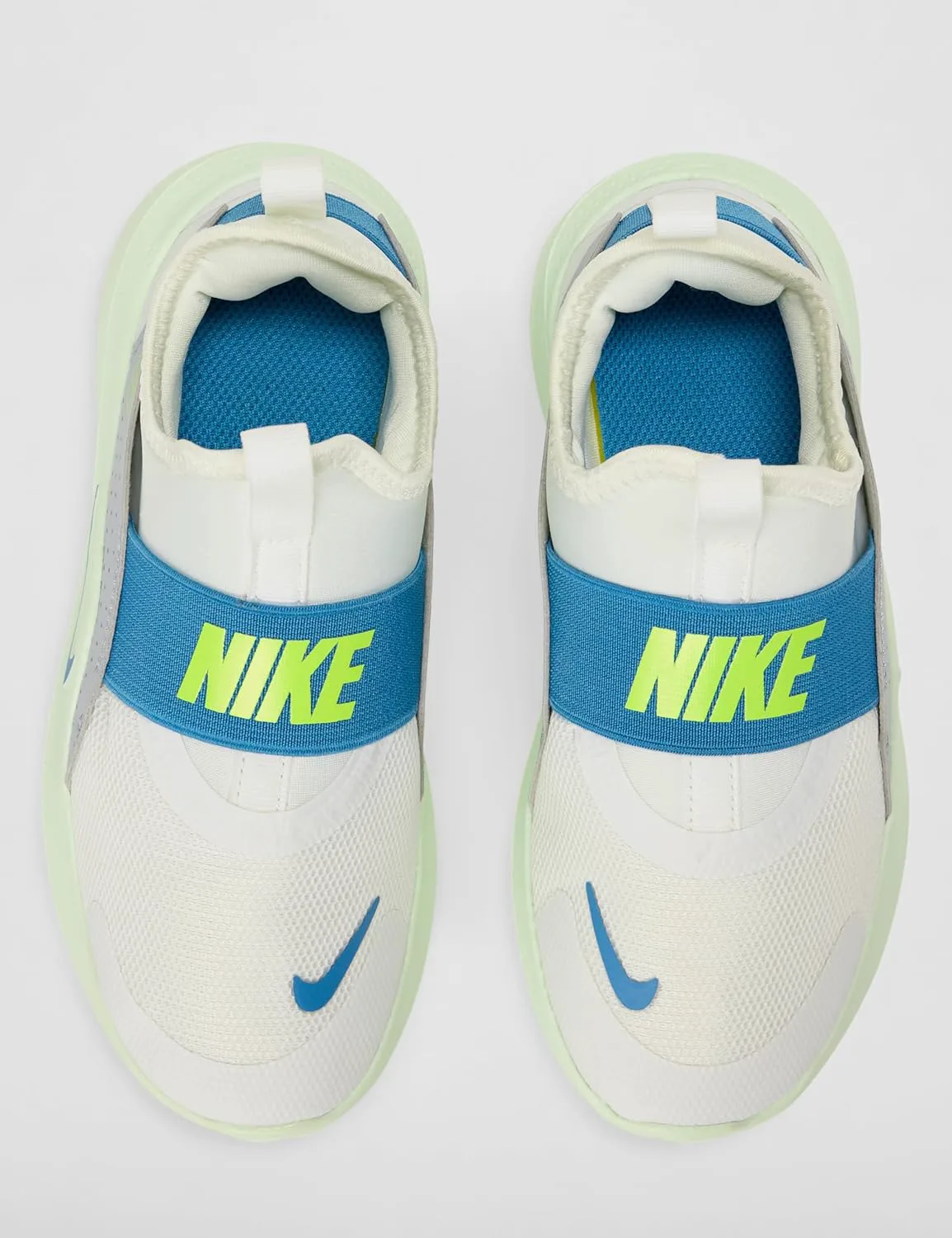 Кроссовки для бега Nike Flex Runner 4 для детей и подростков, белый/синий/серый — фото 3