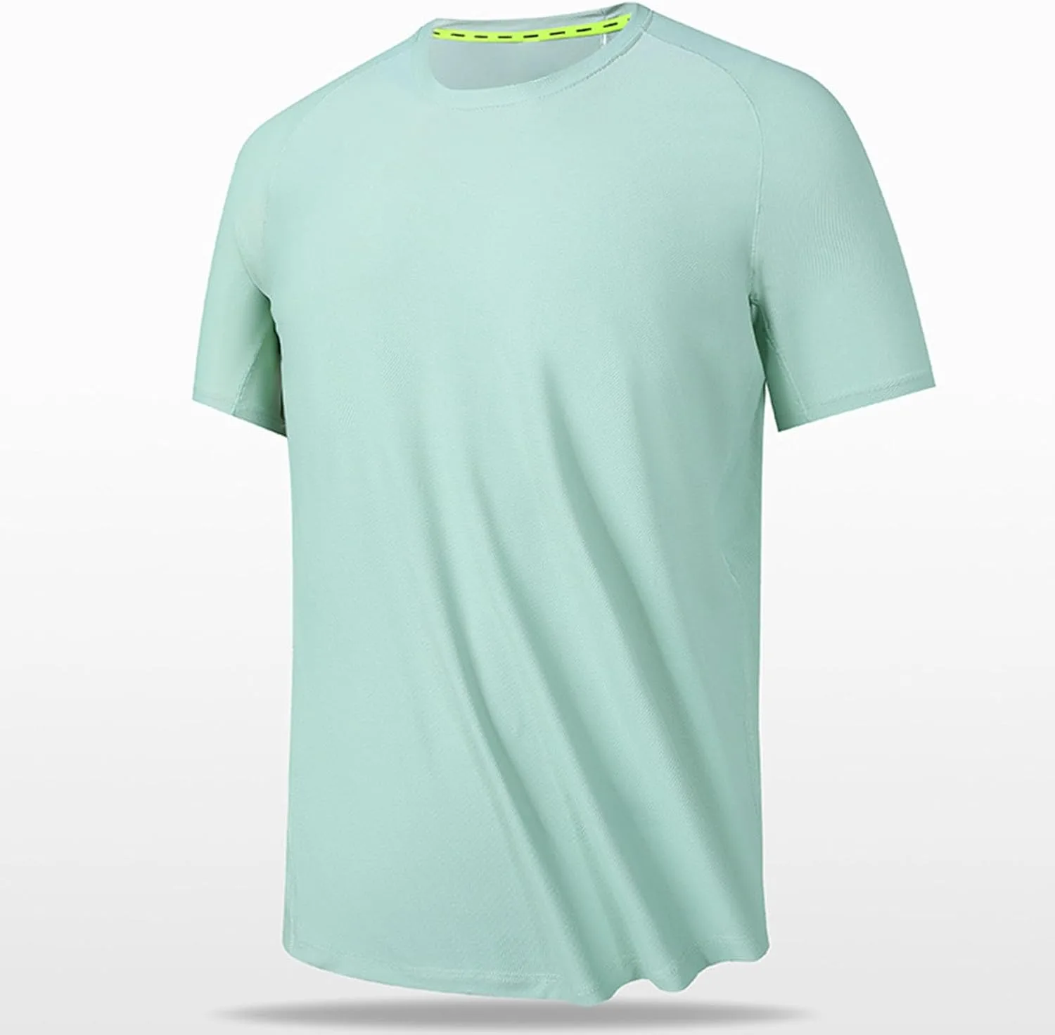 Футболка для мужчин Casual Short Sleeve Athletic Soft Shirts Plus Size — фото 2