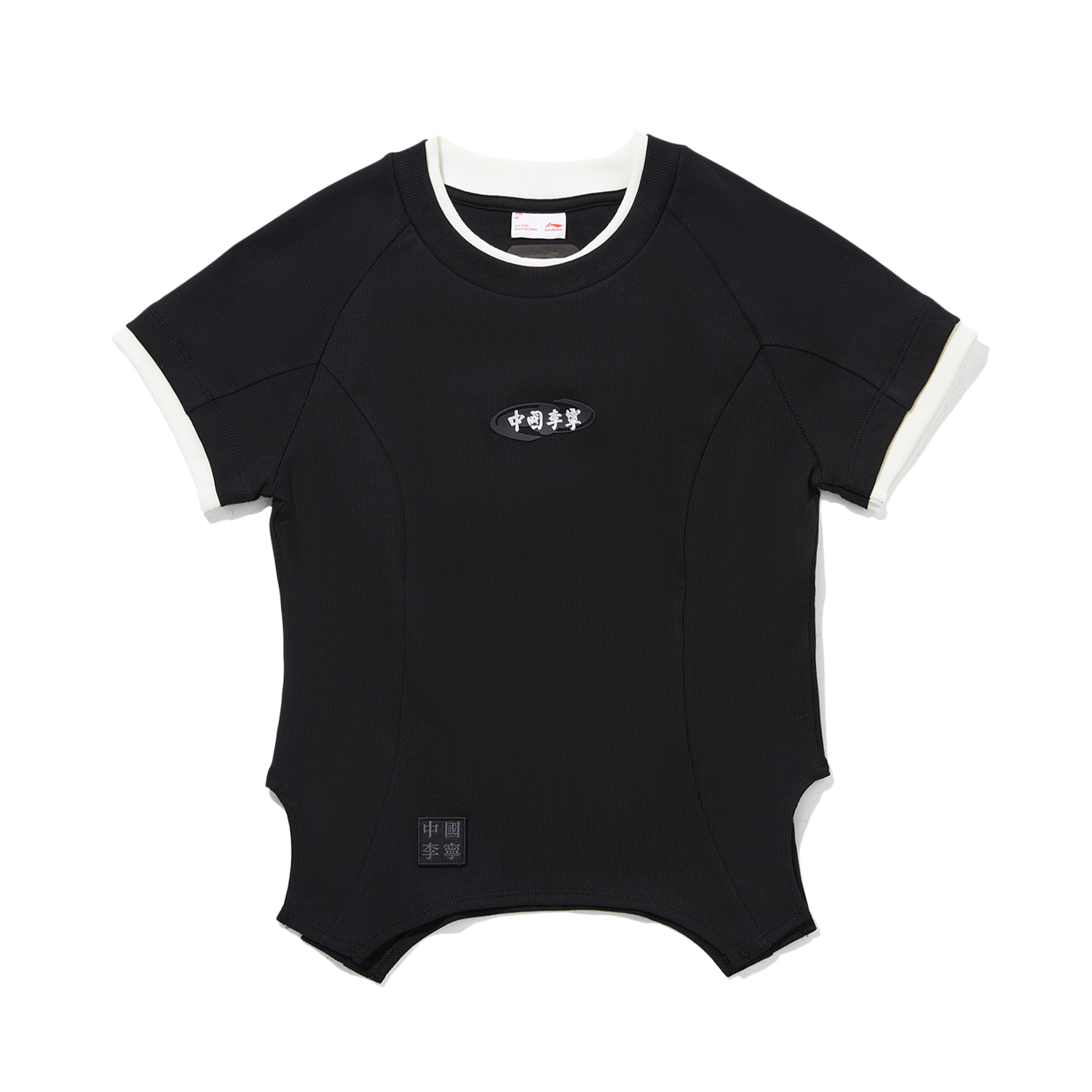 

Футболка Li-Ning женская черная с круглым вырезом