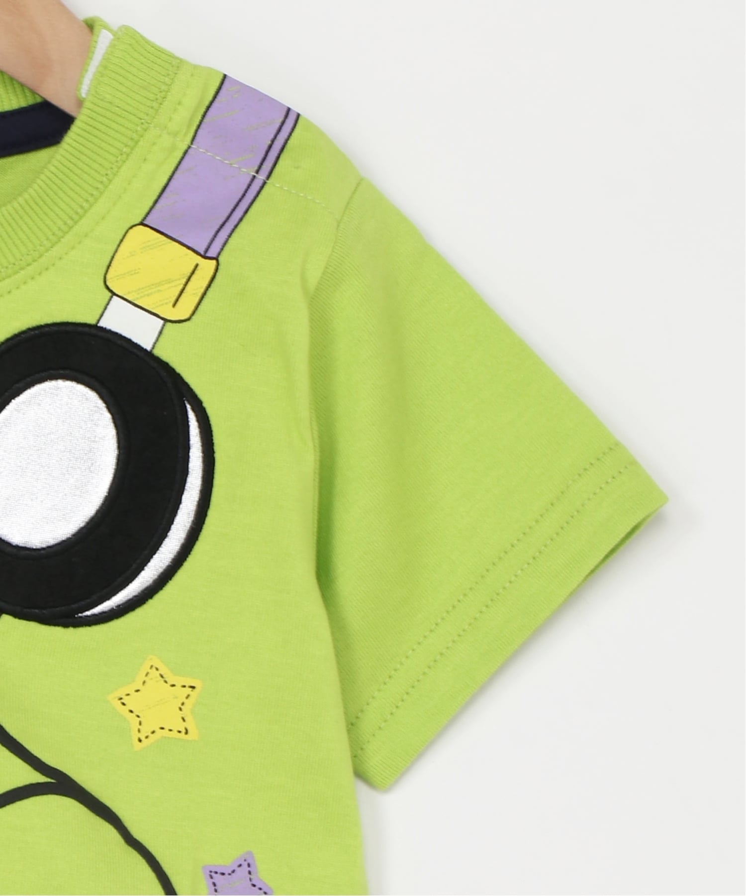 Детская коллекция ANPANMAN/(K) Футболка с коротким рукавом и аппликацией в виде наушников Anpanman Kids Collection, lime — фото 4