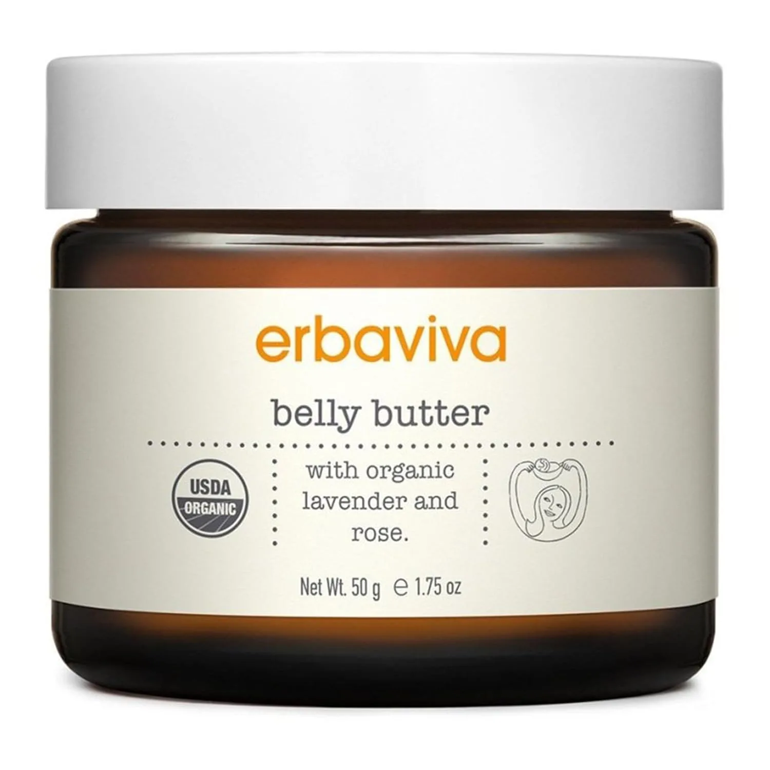 Крем для живота Erbaviva, 1,75 унции