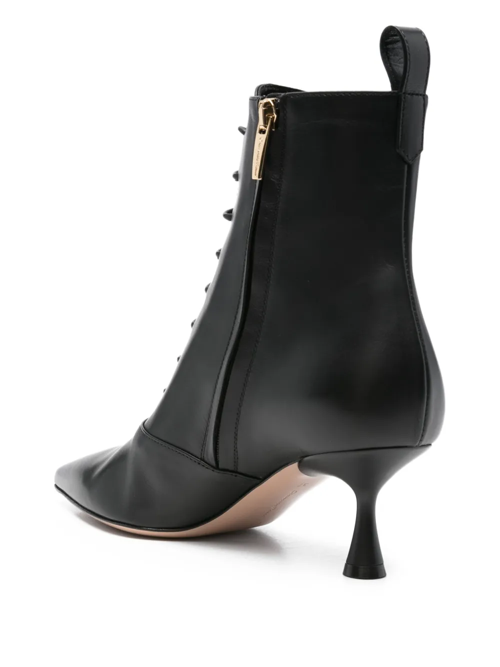 Ботильоны Morganne 55 с заостренным носком Gianvito Rossi, черный — фото 3
