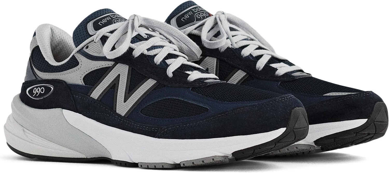 

Кроссовки Made in USA 990v6 New Balance, цвет Navy/Navy