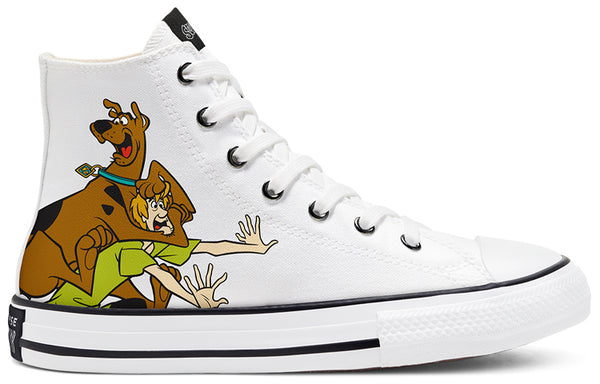Кроссовки scooby-doo x chuck taylor all star high 'the gang and villains' Converse, белый — фото 2
