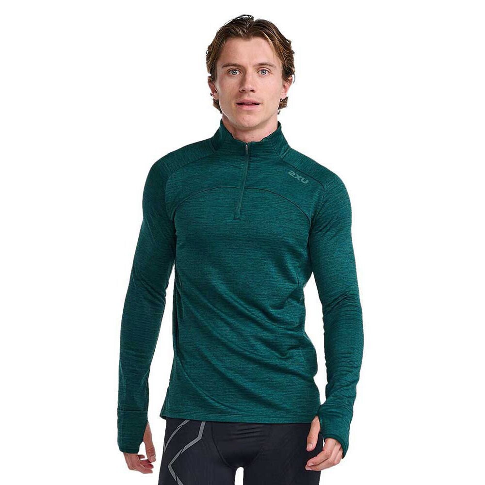 

Спортивная футболка 2XU Ignition half zip, зеленый