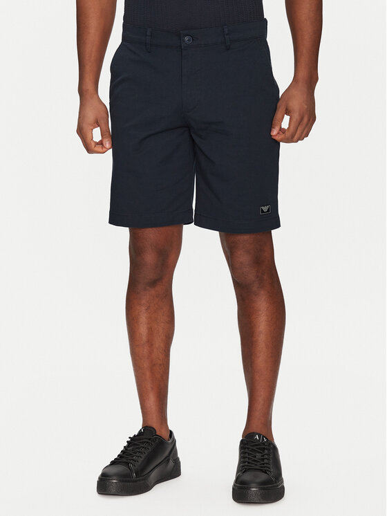 

Шорты из ткани обычного кроя EM000591 AF12336 UB102 Emporio Armani Underwear, синий