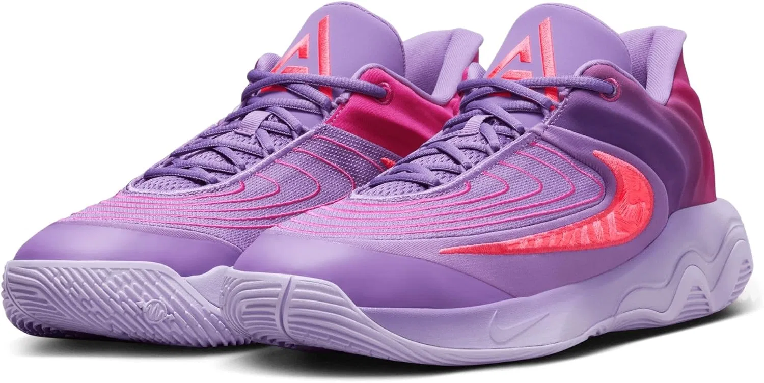 Баскетбольные кроссовки Giannis Immortality 4 FQ3680 NIKE, 2-Black Raspberry Aster Pink Hot Punch — фото 2