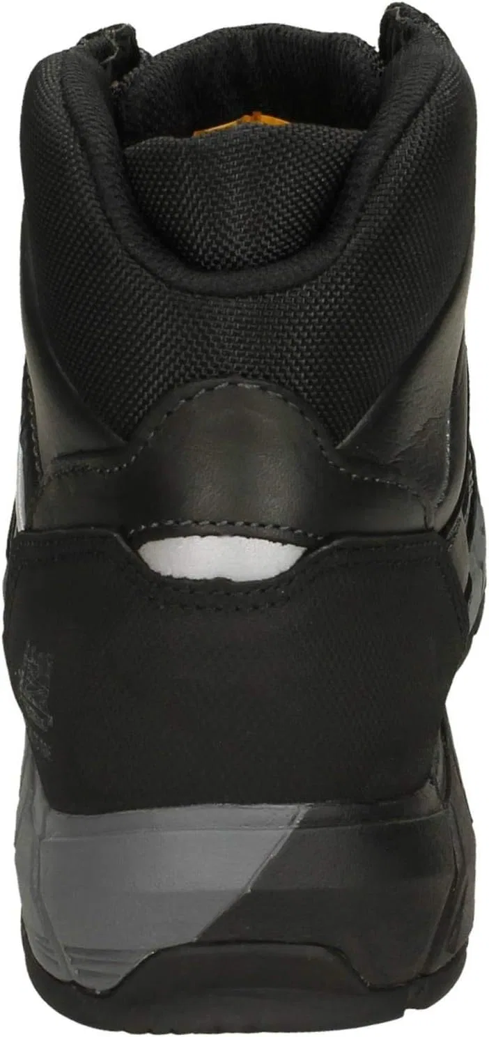 Cat Footwear Мужские кожаные ботинки Caterpillar Streamline Mid Leather Ct S1p HRO SRC BUB, черные — фото 4