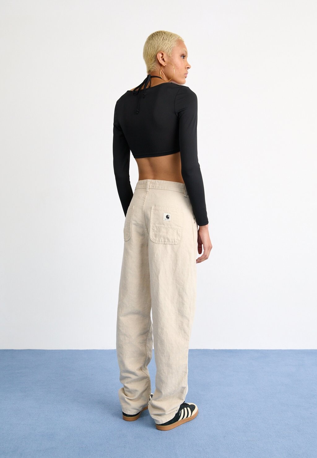 

Тканевые брюки ETHEL DOUBLE KNEE PANT Carhartt WIP, бежевый
