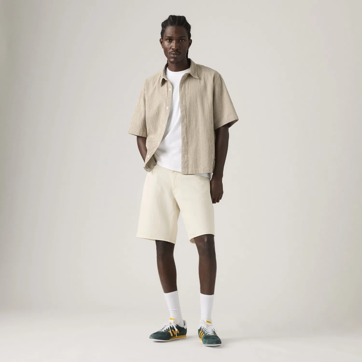 468 Свободные мужские шорты 9 дюймов Levi's, White