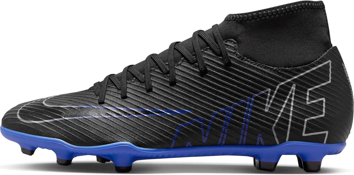 Футбольные бутсы Nike Men's Superfly 9 Club FG/MG, черный — фото 3