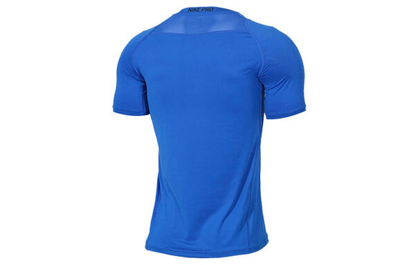 Футболка Nike Pro Breathable Quick Dry Sports Running Training Gym Clothes Blue, синий — фото 2