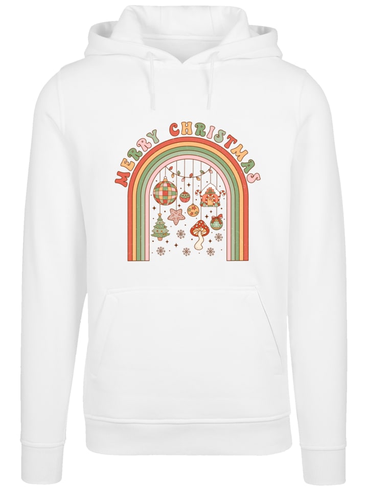 

Пуловер F4NT4STIC Hoodie Merry Christmas Cozy Vibes, белый