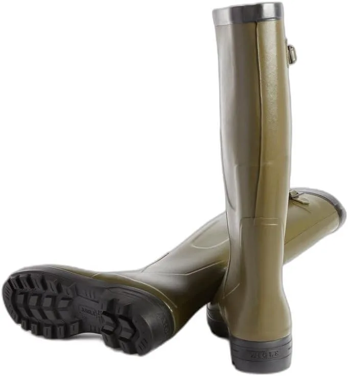 Мужские резиновые сапоги Aigle Benyl XL, зеленый/хаки