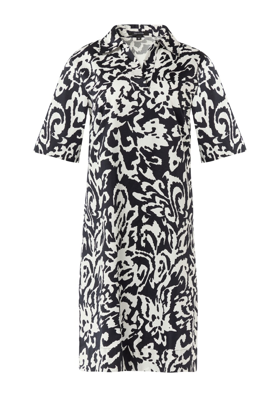 

Платье рубашка COMMA Shirt Dress, темно-синий