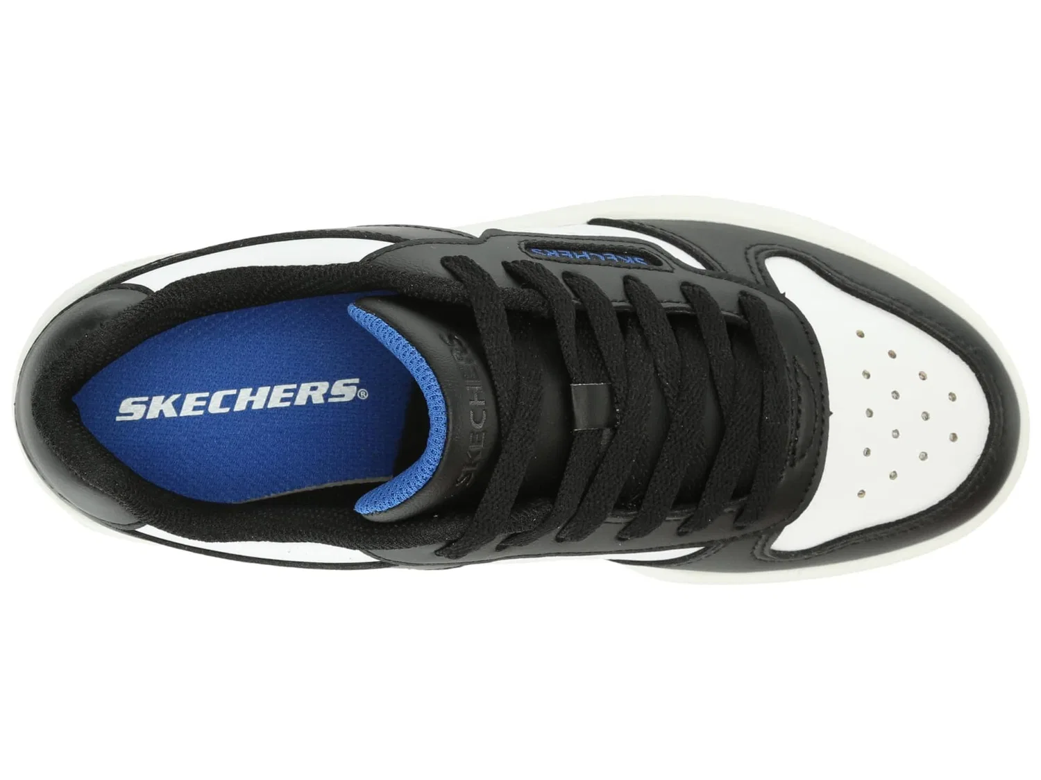 Детские кроссовки для девочек с принтом Quick Street Vorton Kid Skechers, White — фото 3