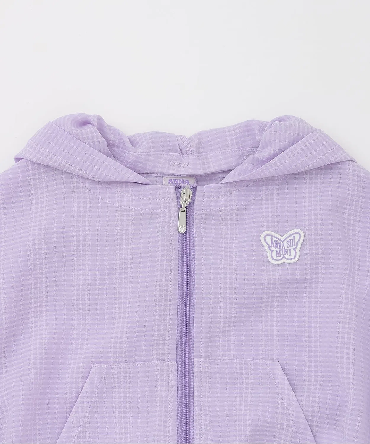 Детский комплект из прозрачной куртки и платья с принтом ANNA SUI mini, Белый — фото 4