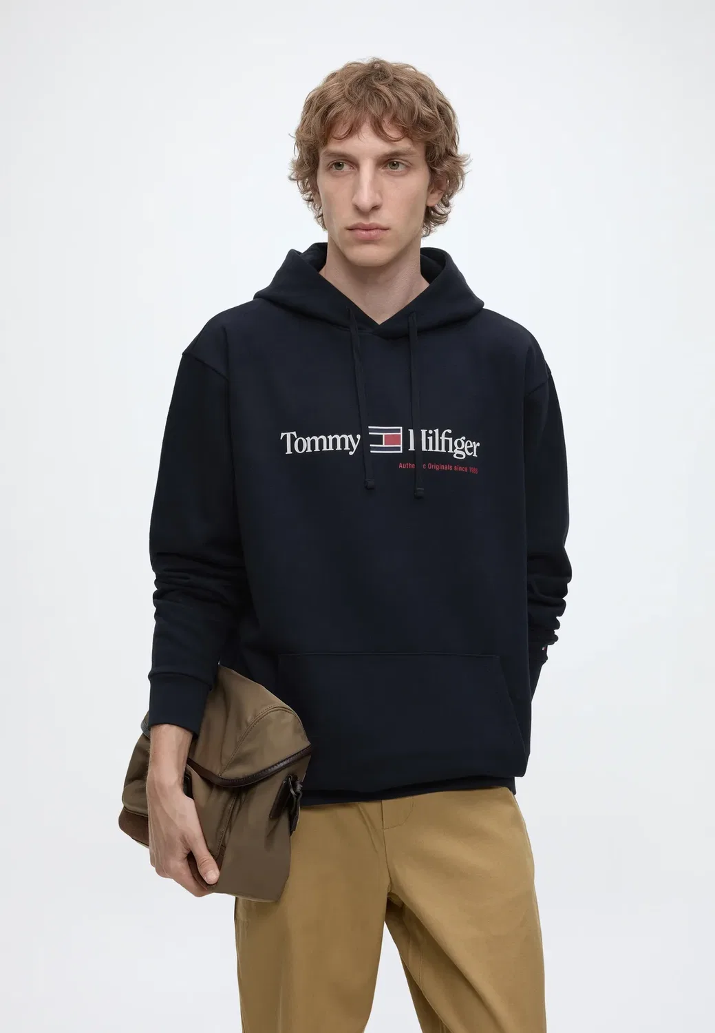 Худи с графическим принтом Tommy Hilfiger, Navy Blue — фото 4