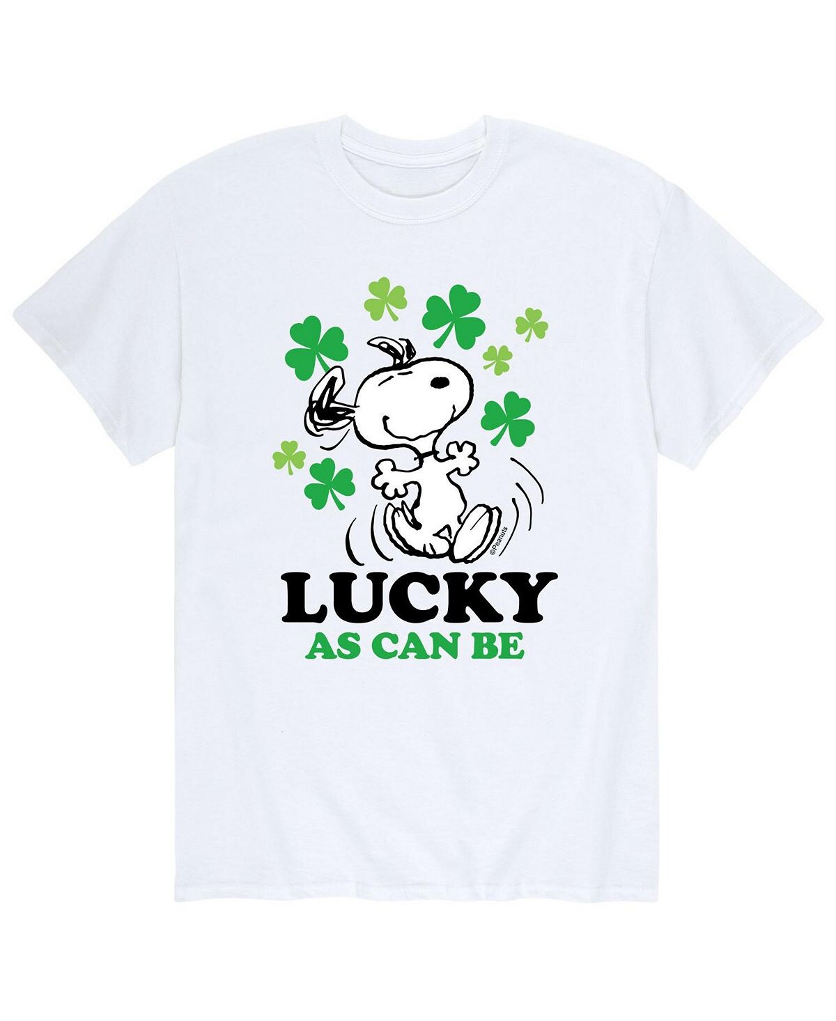

Мужская футболка peanuts snoopy lucky AIRWAVES, белый