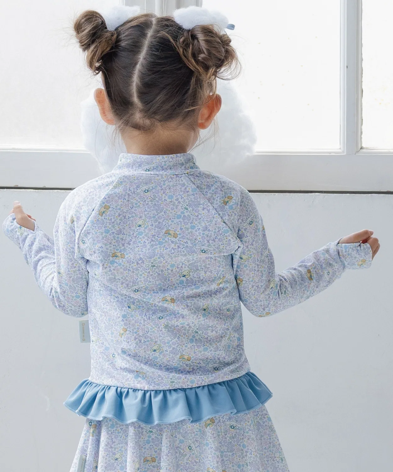 Детская рашгарда с принтом, модель Cinnamoroll/My Melody, panpantutu, Light Blue — фото 4