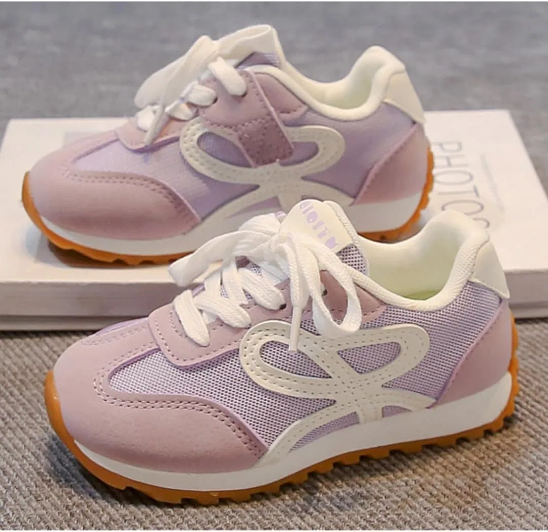 Детские дышащие кроссовки из сетки для девочек и мальчиков XinYiQu, Purple — фото 4