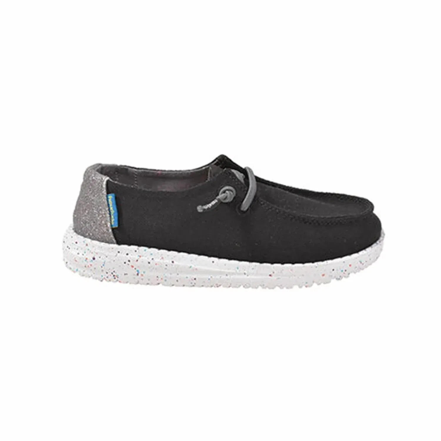 Детские кожаные лоферы без рукавов Wendy Loafers Hey Dude, Disco Black — фото 2