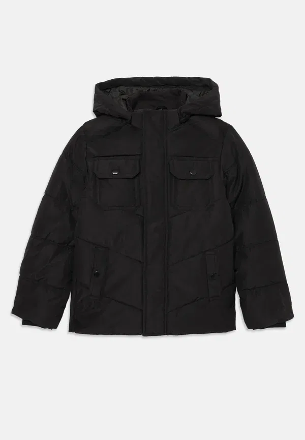 Пуховая куртка для детей младшего возраста - зимняя куртка Jack & Jones Junior, черный — фото 3