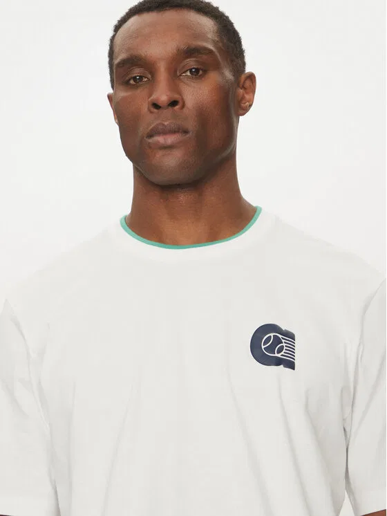 Футболка regular fit Summer Prep Graphic Adidas, белый — фото 4