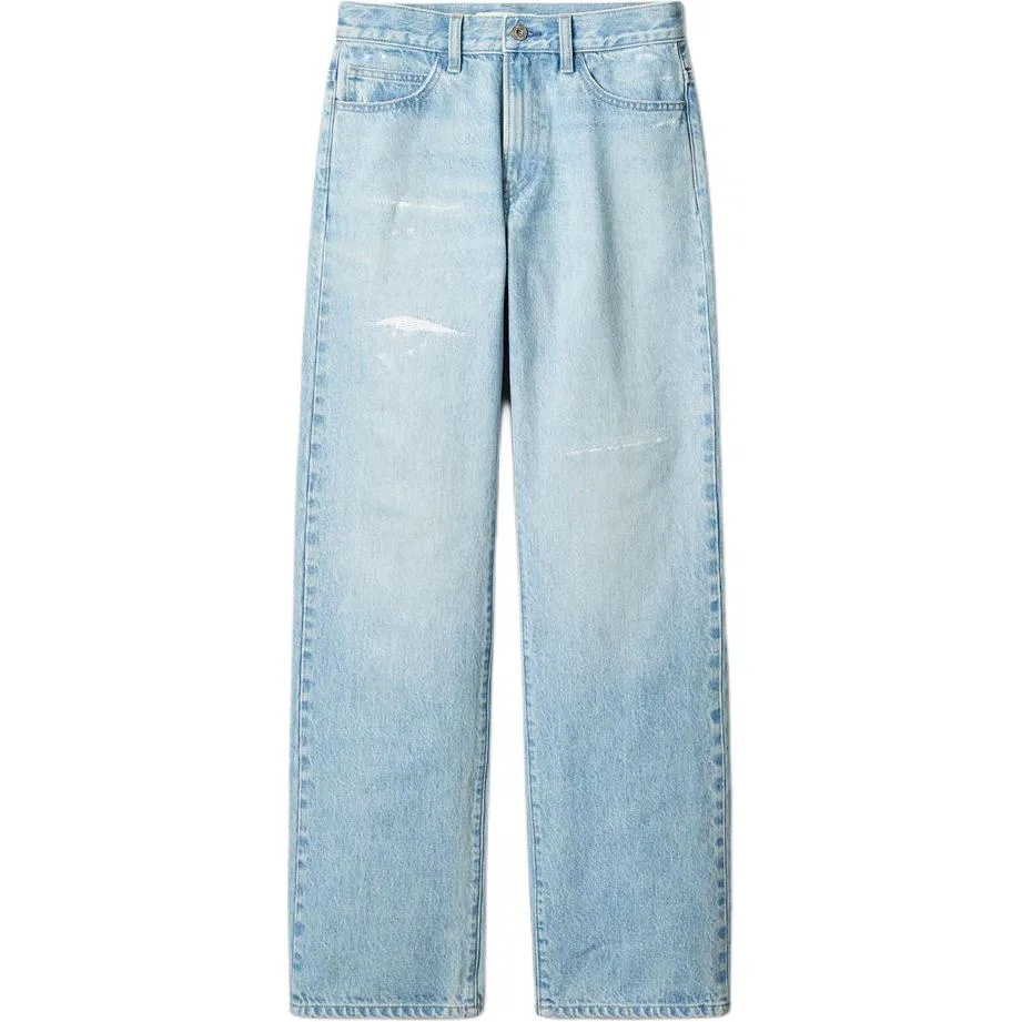 Женские джинсы прямого кроя 62 Pink Blue UNIQLO, Pink Blue
