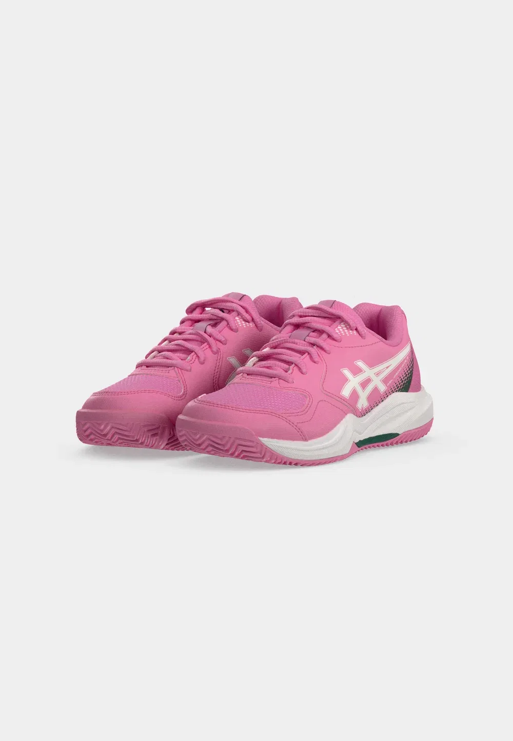 Кроссовки Gel Dedicate 9 унисекс - теннисные кроссовки для разных типов кортов Asics, Bubblegum/White — фото 3