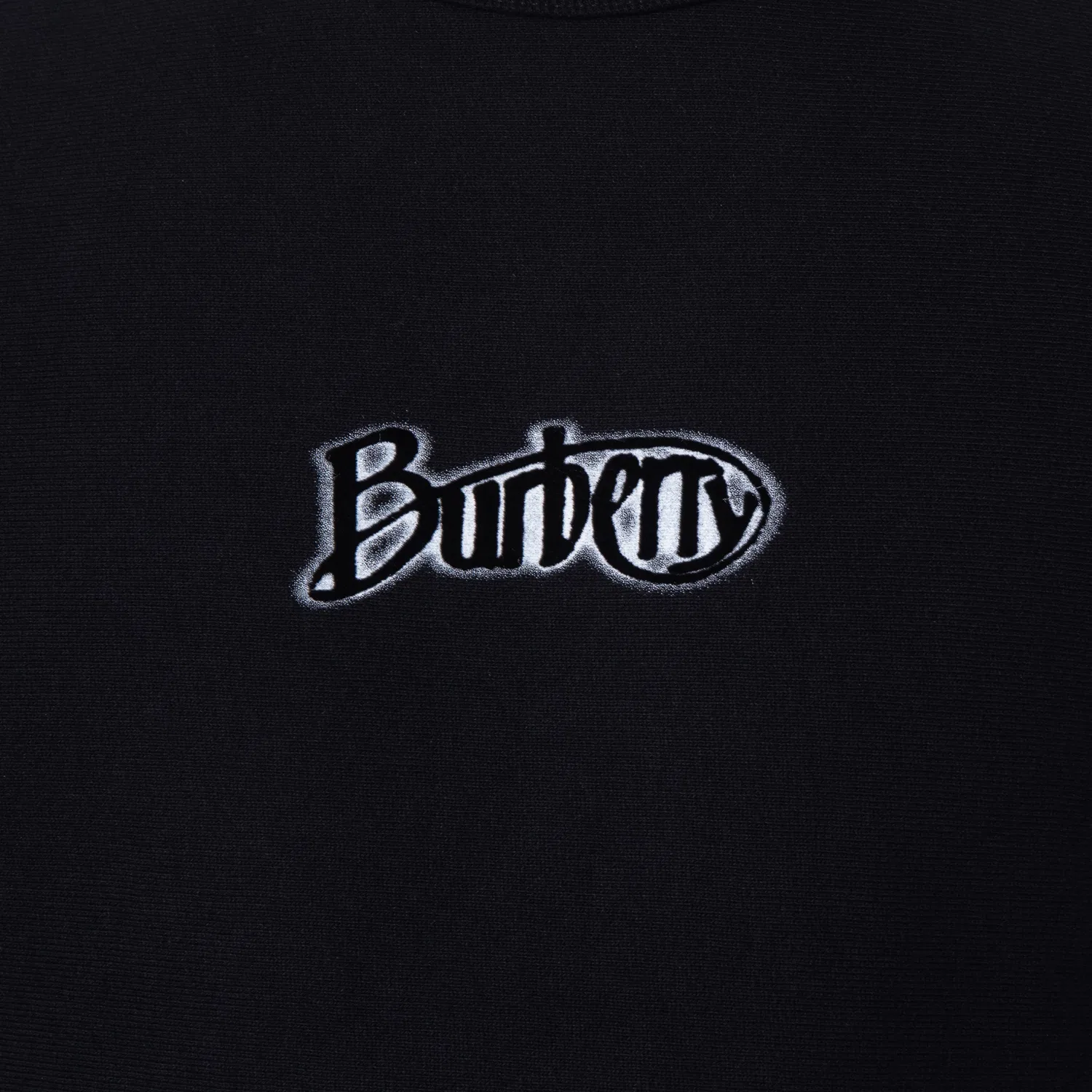 Свитшот с логотипом из хлопкового микса Burberry, Coal — фото 2